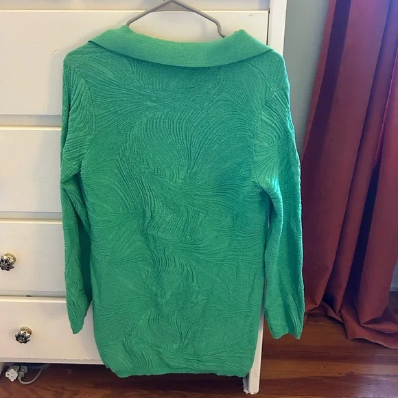 BY ANTHROPOLOGIE LONG-SLEEVE POLO SWEATER MINI DRESS - Picture 8 of 8